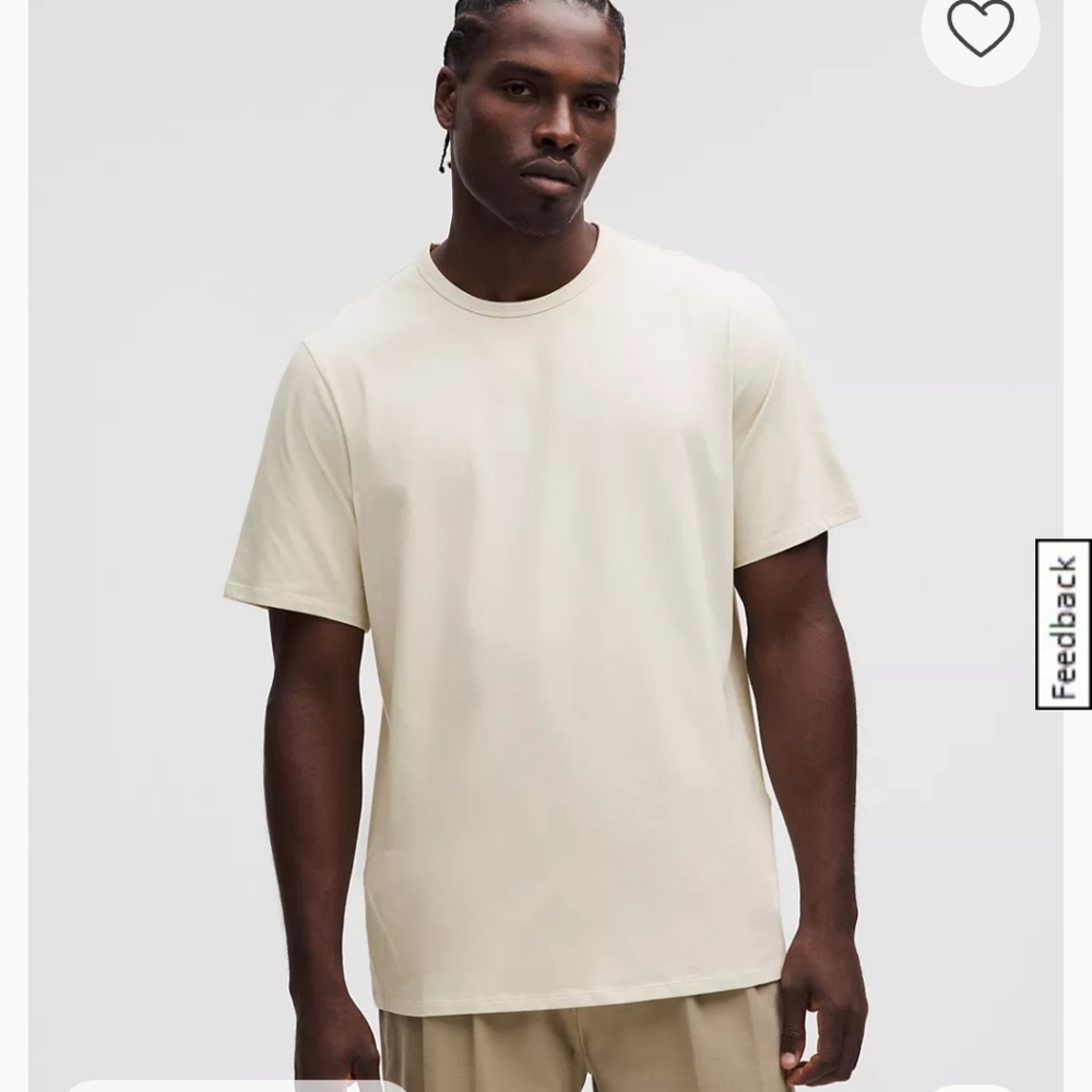 Lululemon Athletica Mens Classic Fit Organic Cotton Tee L
